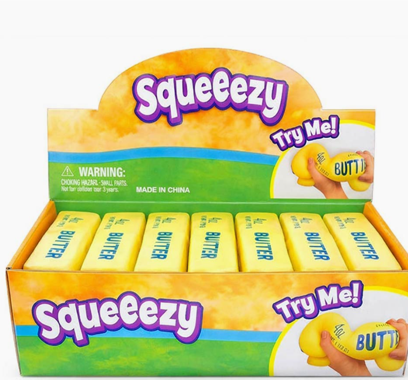 1PCS - Butter Stick Shape Squeeze Stress Relief Toy