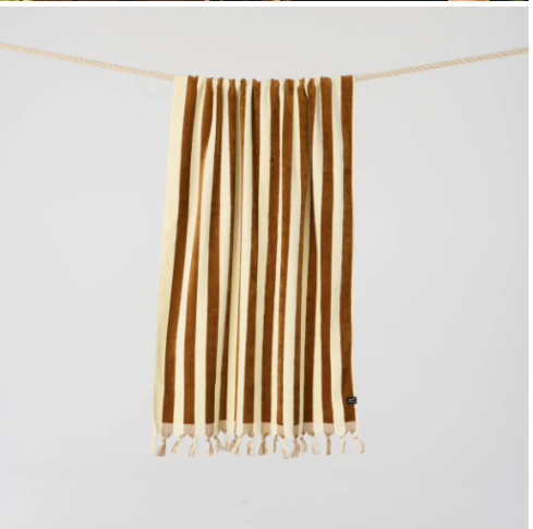 Cabana Fringe Beach Towel - Brush