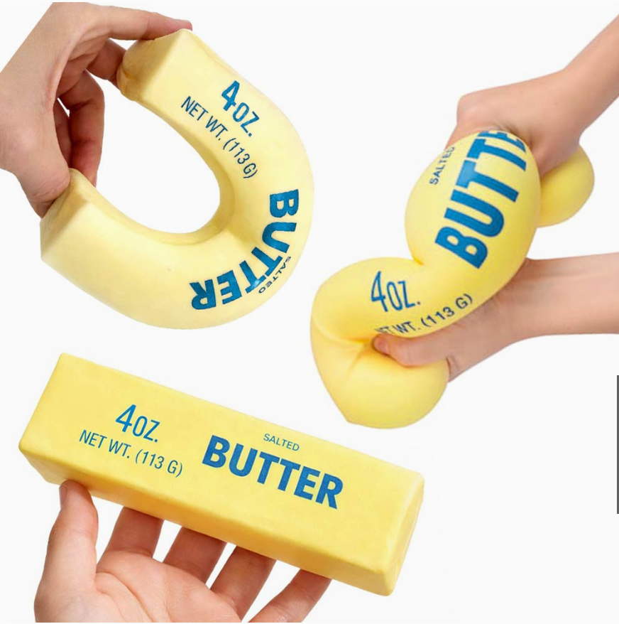 1PCS - Butter Stick Shape Squeeze Stress Relief Toy